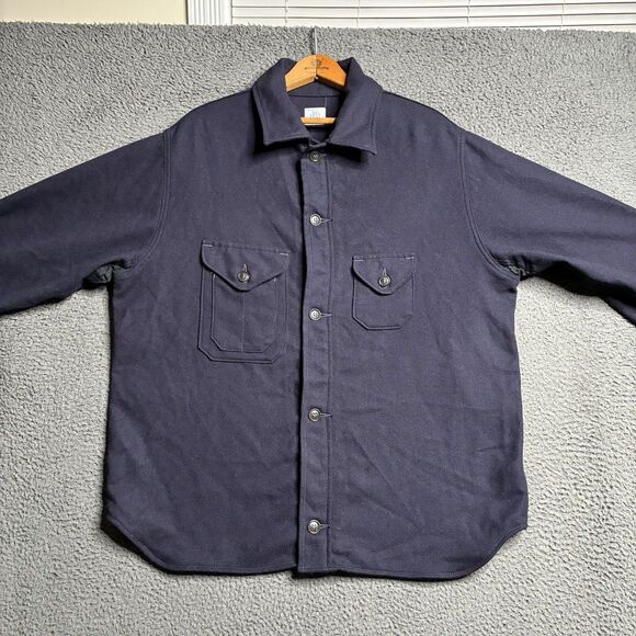 POST O'ALLS CRUZER JACKET XL Wool Shacket  Shirt Work USA Made Work Military - Picture 5 of 13